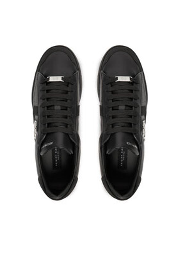Philipp Plein - PHILIPP PLEIN Sneakersy Arrow Force FAES USC0818 PLE075N Czarny. Kolor: czarny. Materiał: skóra