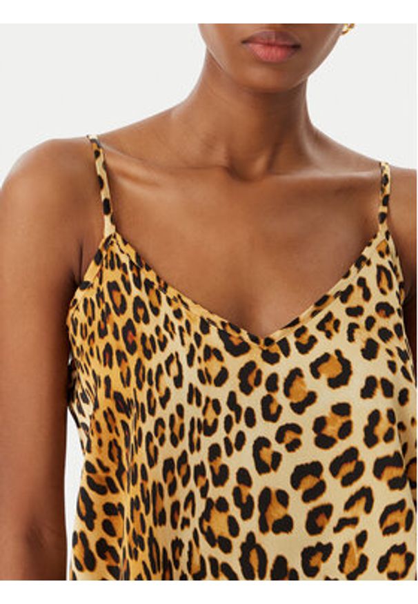 LOLA CASADEMUNT Top LS2615011 Brązowy Regular Fit. Kolor: brązowy