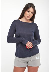 Ecoalf - Longsleeve damski lniany Cale ECOALF. Materiał: len. Długość rękawa: długi rękaw #1