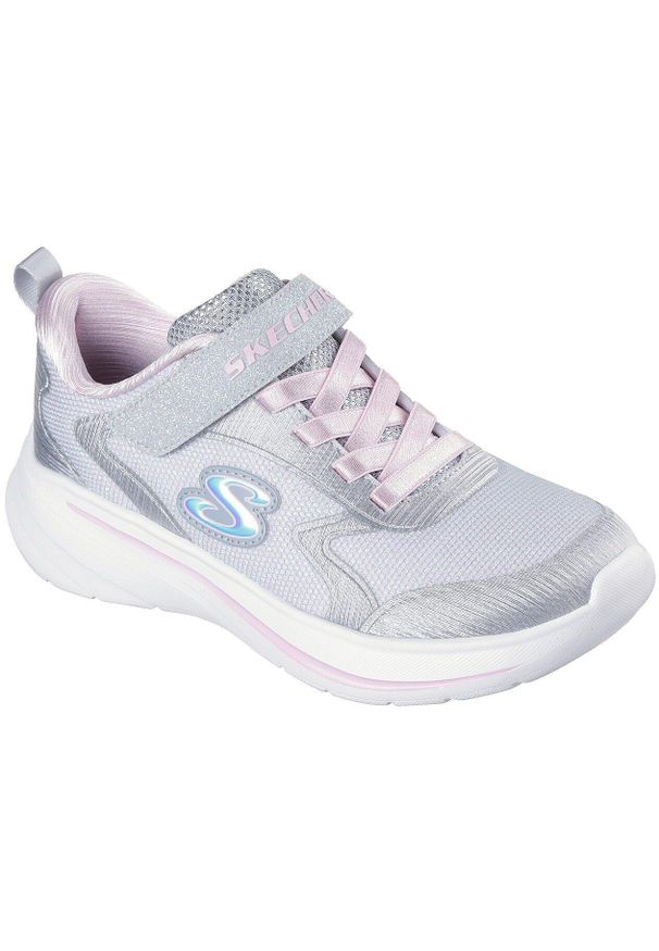 skechers - Adidasy Skechers Wave 92, Dzieci. Okazja: na uczelnię. Kolor: szary. Materiał: materiał. Model: Skechers Sport. Sport: joga i pilates