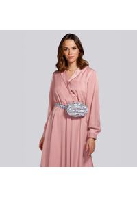 Wittchen - Damska torebka nerka pudełkowa. Kolor: niebieski, biały, wielokolorowy. Materiał: skóra ekologiczna #3