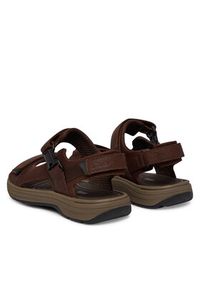 Clarks Sandały Saltway Edge 26184777 Brązowy. Kolor: brązowy. Materiał: skóra #4