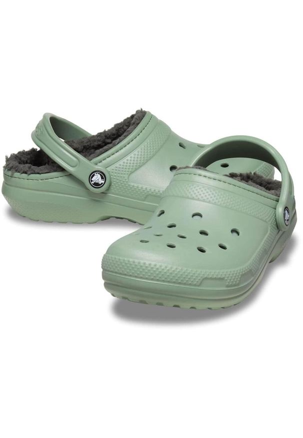 Crocs Classic Lined Clog. Kolor: zielony