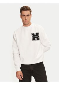 Richmond X Bluza Palmis UMA24034FE Biały Regular Fit. Kolor: biały. Materiał: bawełna, syntetyk #1