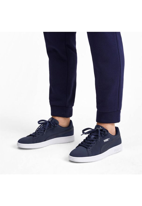 Puma - Buty na co dzień męskie PUMA SMASH V2. Okazja: na co dzień. Kolor: biały, czerwony, wielokolorowy. Materiał: guma