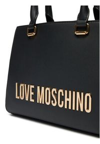 Love Moschino - LOVE MOSCHINO Torebka JC4022PP1MKD0000 Czarny. Kolor: czarny. Materiał: skórzane