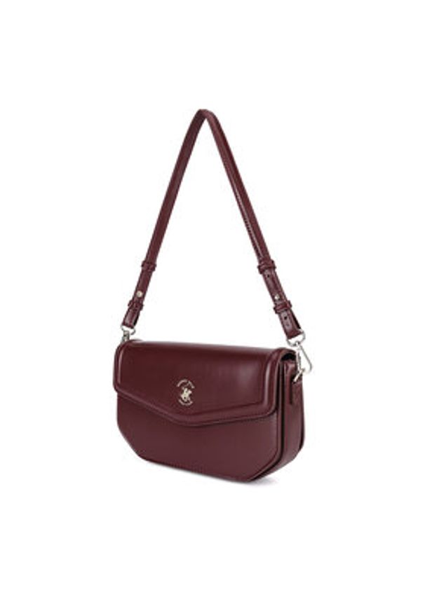 Beverly Hills Polo Club Torebka BHPC-L-001-06 Bordowy. Kolor: czerwony