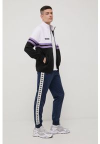 Ellesse bluza męska kolor fioletowy z aplikacją. Kolor: fioletowy. Długość rękawa: raglanowy rękaw. Wzór: aplikacja #5