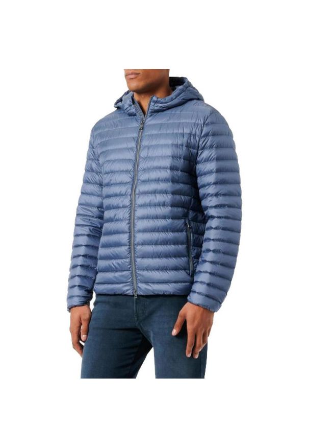 Geox - Kurtka GEOX M WARRENS Niebieski. Kolor: niebieski. Materiał: tkanina