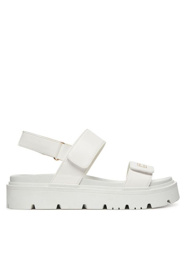 TOMMY HILFIGER - Sandały Tommy Hilfiger. Kolor: biały