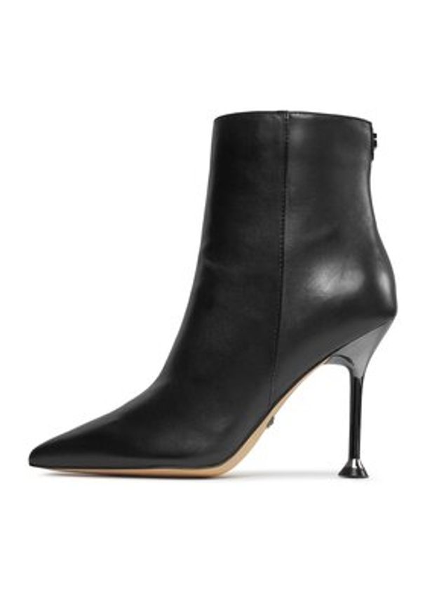 Guess Botki Travis FLPTRA LEA10 Czarny. Kolor: czarny. Materiał: skóra
