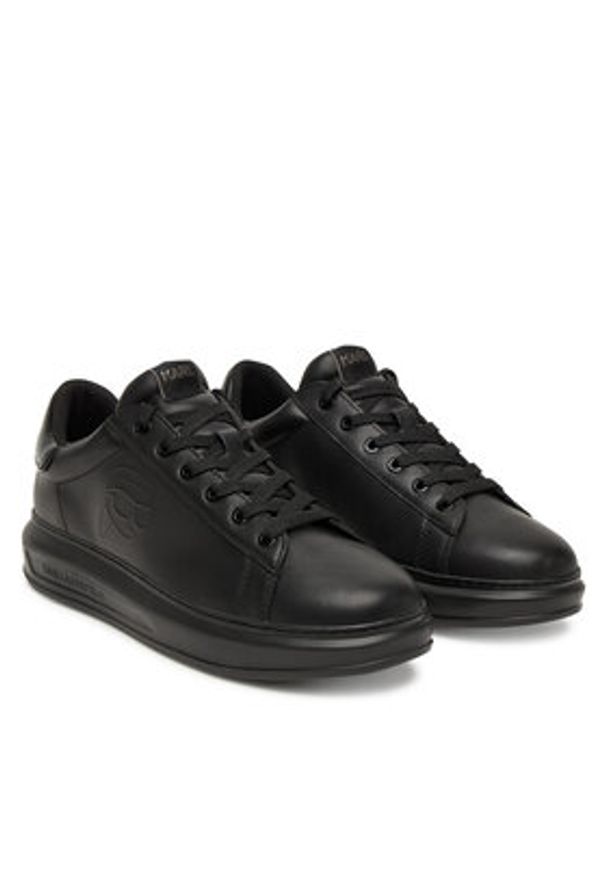 Karl Lagerfeld - KARL LAGERFELD Sneakersy KL52570 Czarny. Kolor: czarny. Materiał: skóra