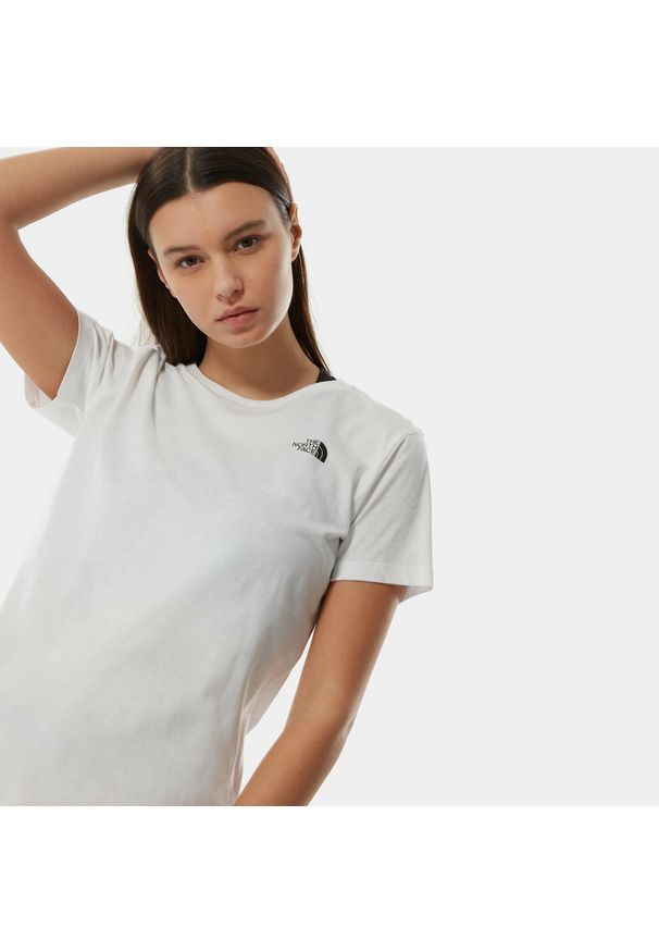 The North Face - T-Shirt Simple Dome Rozmiar M Bialy - 4T1A-FN4. Kolor: wielokolorowy, biały. Sezon: lato. Sport: turystyka piesza