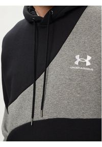 Under Armour Bluza Ua Essential Flc Blocked Hd 1383070-001 Czarny Loose Fit. Kolor: czarny. Materiał: bawełna #4