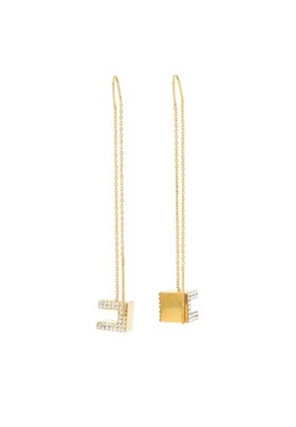 Elisabetta Franchi Kolczyki OR-35A-41E2-V220 Złoty. Materiał: złote. Kolor: złoty