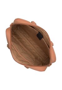 Wittchen - Damska torba na laptopa 11”/12” z ekoskóry klasyczna łososiowa. Kolor: różowy. Materiał: skóra ekologiczna. Styl: klasyczny #2