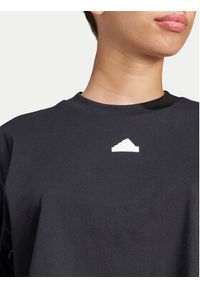 Adidas - adidas T-Shirt Dance IN1818 Czarny Loose Fit. Kolor: czarny. Materiał: bawełna #5