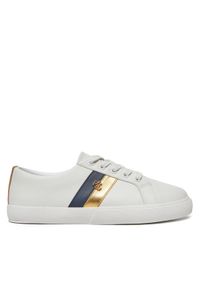 Lauren Ralph Lauren - LAUREN RALPH LAUREN Sneakersy Janson II 802942784002 Biały. Kolor: biały. Materiał: skóra #1