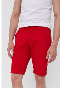 Cross Jeans - Szorty. Okazja: na co dzień. Kolor: czerwony. Styl: casual #1
