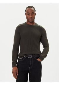 JOOP! Jeans Sweter 15 JJK-11Olivier 30047100 Zielony Modern Fit. Kolor: zielony. Materiał: bawełna