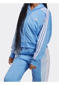 Adidas - adidas Dres Bold Block Tracksuit IC0399 Niebieski. Kolor: niebieski. Materiał: dresówka, syntetyk #3