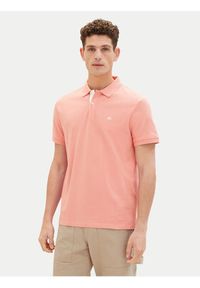 Tom Tailor Polo 1031006 Różowy Regular Fit. Typ kołnierza: polo. Kolor: różowy. Materiał: bawełna #7