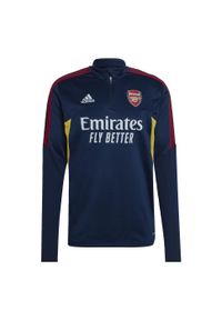 Adidas - Arsenal Condivo 22 Training Top. Kolor: niebieski. Materiał: materiał. Długość rękawa: długi rękaw. Długość: długie