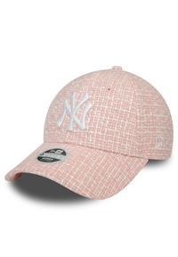 New Era Czapka z daszkiem Wmns Summer Tweed Nyy 60434980 Różowy. Kolor: różowy. Materiał: materiał