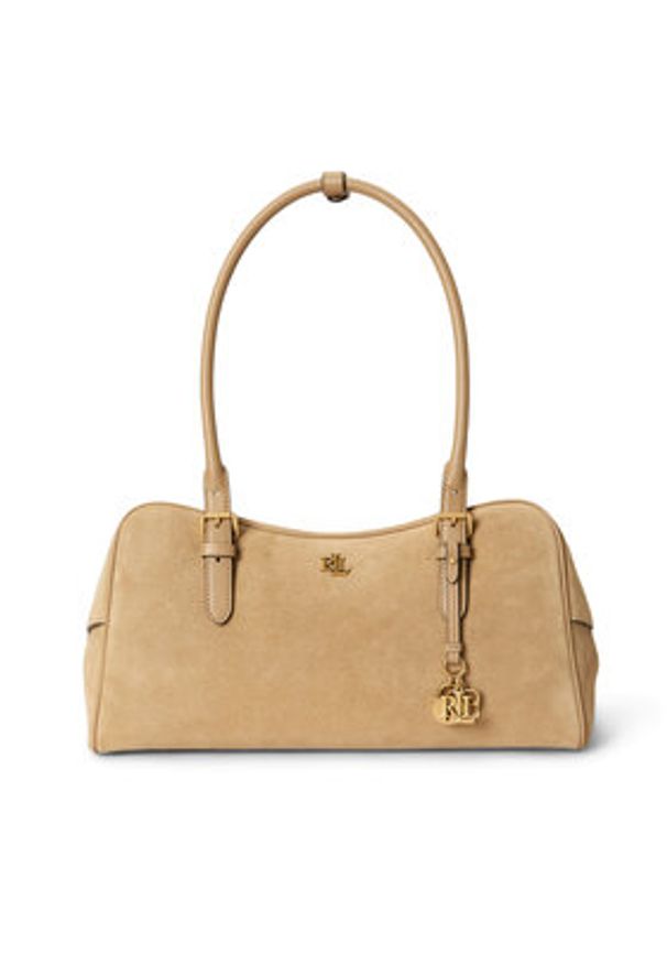 Lauren Ralph Lauren - LAUREN RALPH LAUREN Torebka 431P15643001 Beżowy. Kolor: beżowy. Materiał: skórzane