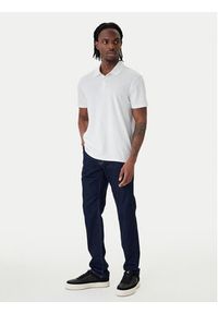 Calvin Klein Polo Birdseye LV04LF208G Biały Regular Fit. Typ kołnierza: polo. Kolor: biały. Materiał: bawełna #5