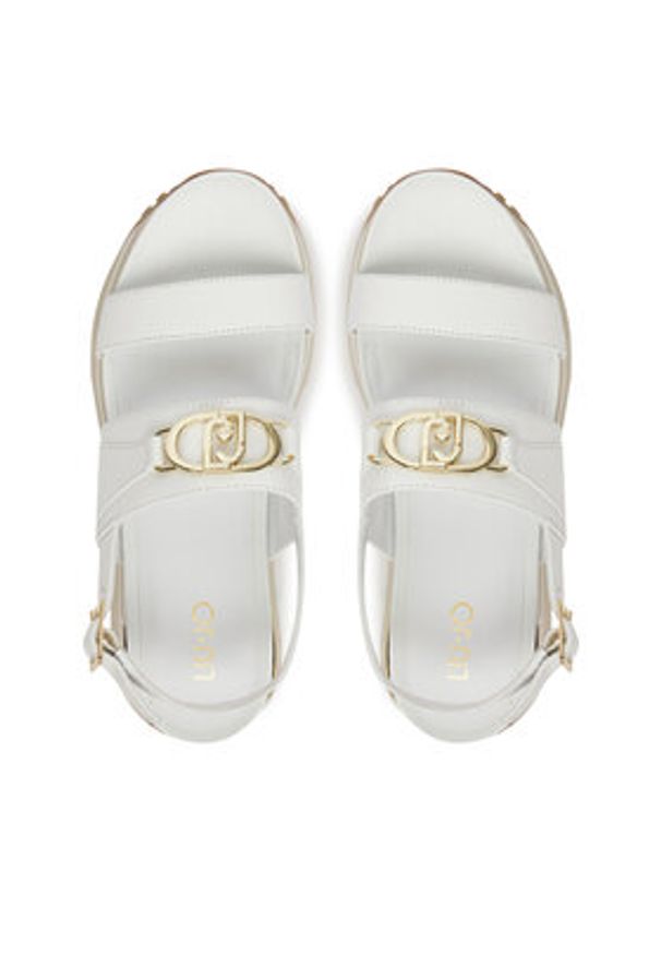 Liu Jo Sandały Maxi Wonder BA5081 P0102 Biały. Kolor: biały. Materiał: skóra