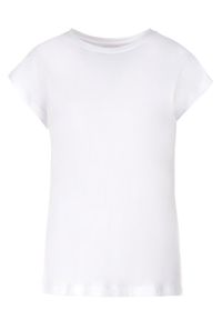Born2be - Biały T-shirt Peshahria. Kolor: biały. Materiał: bawełna. Długość rękawa: krótki rękaw. Długość: krótkie. Wzór: kolorowy. Styl: sportowy #3