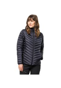 Kurtka uniwersalna damska Jack Wolfskin Passamani Down Hoody. Typ kołnierza: kaptur. Kolor: czarny. Materiał: syntetyk. Sport: turystyka piesza