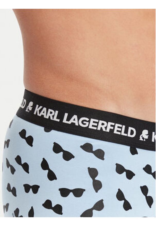 Karl Lagerfeld - KARL LAGERFELD Komplet 3 par bokserek A1M47083 Kolorowy. Materiał: bawełna. Wzór: kolorowy