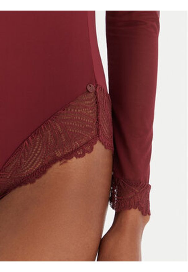 YSABEL MORA - Ysabel Mora Body 10782 Bordowy. Kolor: czerwony. Materiał: syntetyk