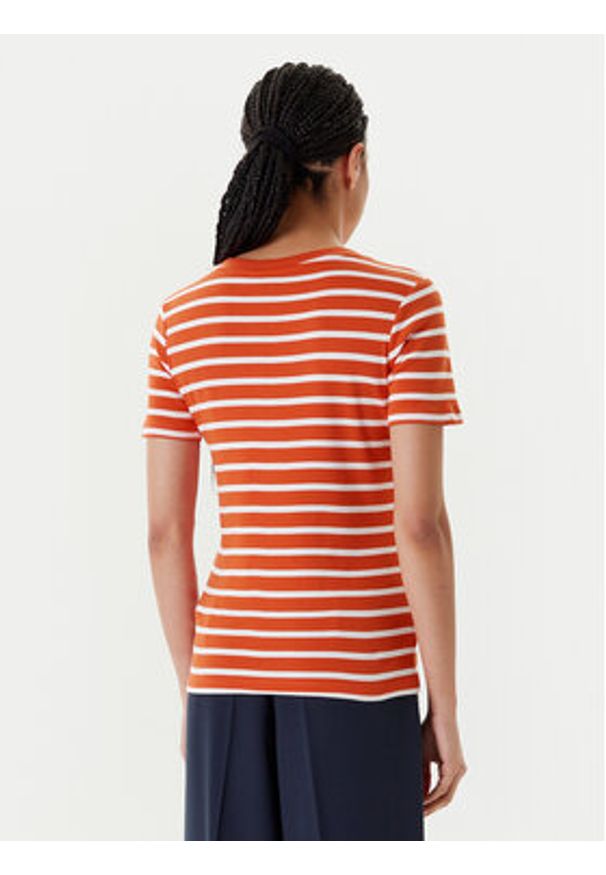 TOMMY HILFIGER - Tommy Hilfiger T-Shirt New Cody WW0WW40584 Pomarańczowy Slim Fit. Kolor: pomarańczowy. Materiał: bawełna