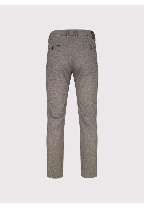 Pako Lorente - PAKO LORENTE - Brązowe spodnie chino. Kolor: brązowy. Materiał: bawełna, poliester, elastan. Sezon: zima, jesień