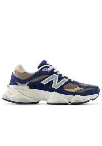 Buty New Balance U9060LBB - granatowe. Kolor: niebieski. Materiał: skóra, guma, zamsz, materiał. Szerokość cholewki: normalna. Sport: turystyka piesza