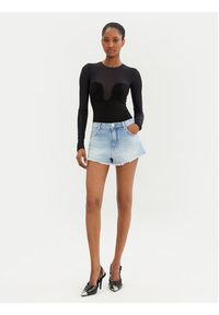 Pinko - PINKO Szorty jeansowe Serengeti 104593 A2BO Niebieski Regular Fit. Kolor: niebieski. Materiał: bawełna #5