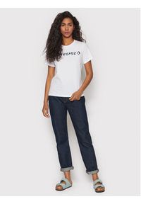 Converse T-Shirt 10023946-A02 Biały Standard Fit. Kolor: biały. Materiał: bawełna #4
