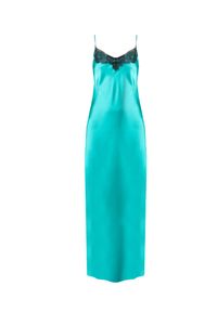 Pinko Sukienka "Arneis" | 101411 A0VB | Kobieta | Zielony. Kolor: zielony. Materiał: poliester. Długość rękawa: na ramiączkach. Wzór: koronka. Długość: maxi #4