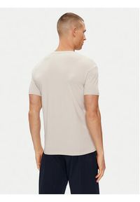Emporio Armani Underwear T-Shirt 111971 4R525 03155 Beżowy Slim Fit. Kolor: beżowy. Materiał: bawełna