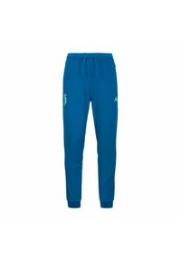 Kappa - Spodnie dresowe AS Monaco Atric 2023/24. Kolor: niebieski. Materiał: dresówka. Sport: piłka nożna #1