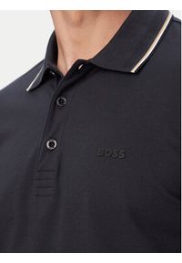 BOSS Polo Pl Goc Birdie Paule 50559365 Granatowy Slim Fit. Typ kołnierza: polo. Kolor: niebieski. Materiał: bawełna #4