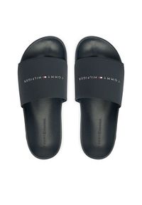 TOMMY HILFIGER - Tommy Hilfiger Klapki FM0FM05799 Granatowy. Kolor: niebieski. Materiał: syntetyk #6