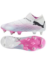 Buty Puma Future 7 Ultimate MxSG M 107351 01 białe. Kolor: biały. Materiał: materiał, syntetyk. Szerokość cholewki: normalna. Sport: piłka nożna #2