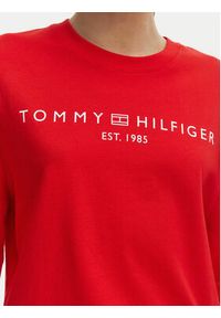 TOMMY HILFIGER - Tommy Hilfiger T-Shirt WW0WW47811 Pomarańczowy Relaxed Fit. Kolor: pomarańczowy. Materiał: bawełna #2