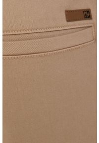 medicine - Medicine Spodnie męskie kolor beżowy joggery. Kolor: beżowy. Materiał: tkanina. Wzór: gładki #3