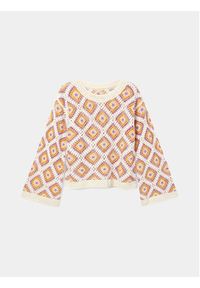 Desigual Sweter Willow 24SWJF25 Kolorowy Loose Fit. Materiał: bawełna, syntetyk. Wzór: kolorowy #2
