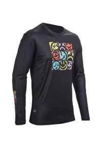Koszulka rowerowa LEATT Jersey MTB Gravity 3.0. Kolor: czarny. Materiał: jersey. Sport: kolarstwo